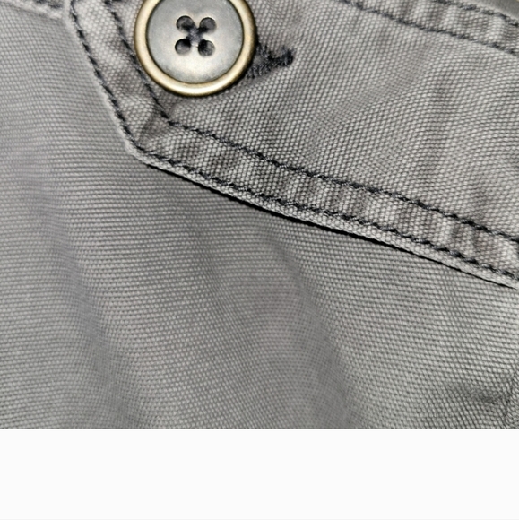 Y2K Mossimo Military Jacket with Patches - Picture 8 of 13